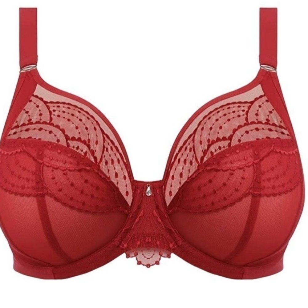 Elomi Priya 42I unlined underwire 3-part cup full figure bra $72 NWOT - Picture 6 of 14